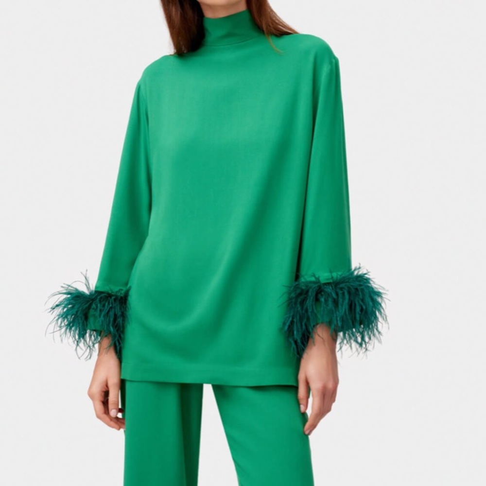 Daily sleeper emerald green party pajamas, size small